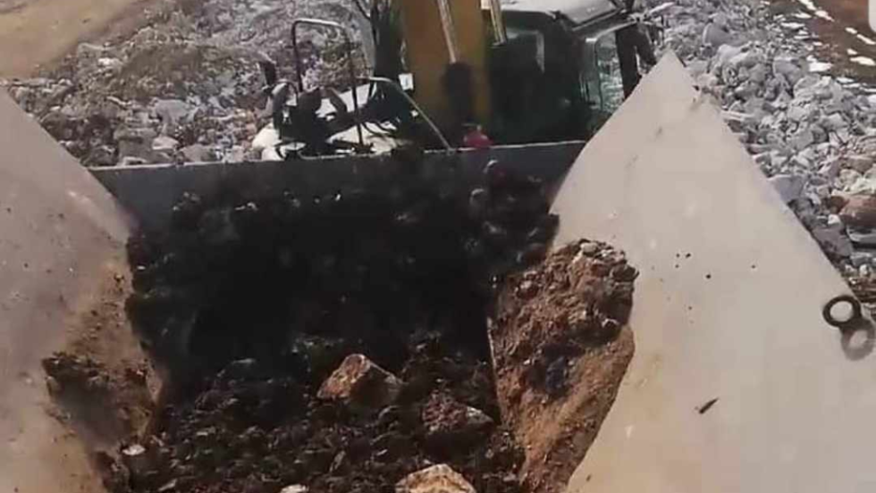 Ο φονικός σπαστήρας στο εργοτάξιο κατασκευής αιολικού πάρκου πάνω από την Ακρινή